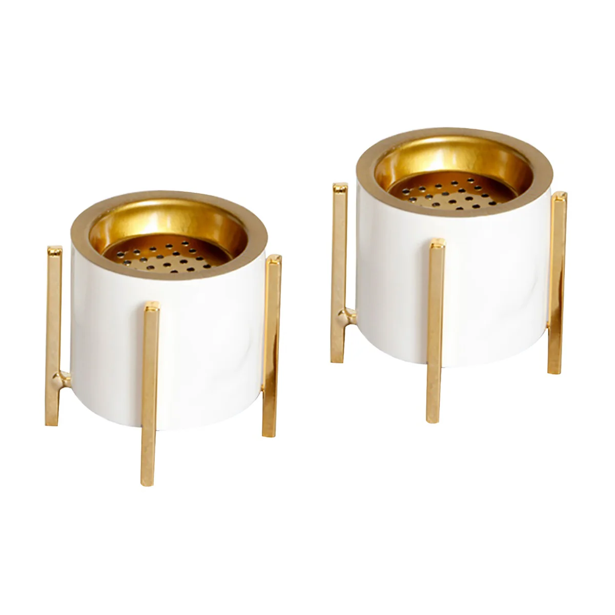 

Burner Metal Holder Diffuserbottle Stick Decorative Frankincense Vintageiron Candlestick Holders Modern Chinese Censer