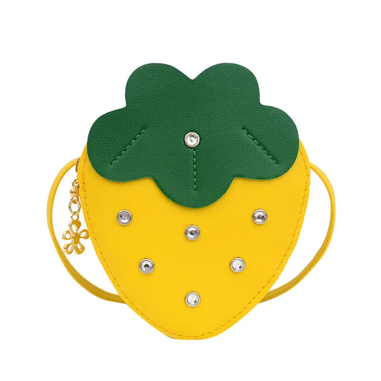 

Girls Bags Cute Strawberry Bags Children's Messenger Bags Men and Women Baby Coin Purses Decorative Small Bags