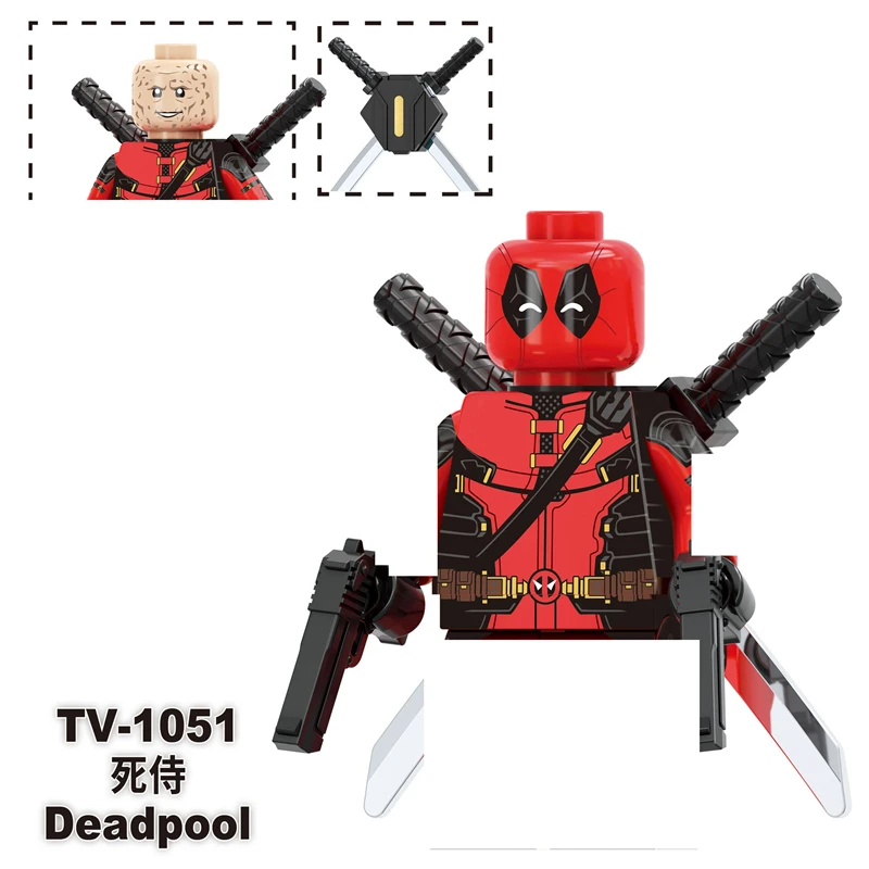 Мини-конструктор Marvel серия человек-Супергерой сборные блоки игрушки для