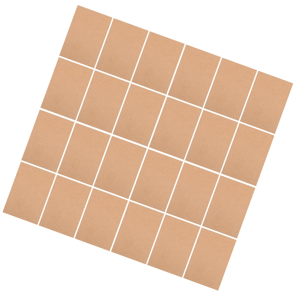 

80Pcs DIY Hand-painted Cards Blank Word Cards Double-side Blank Cards for Writing