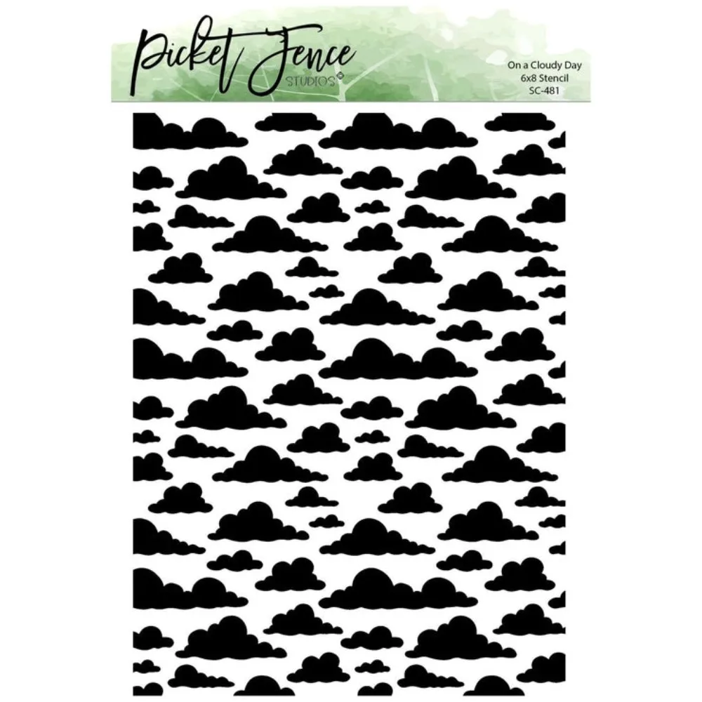 На облачном день 6x8 трафареты узор инструмент для рисования граффити шаблон