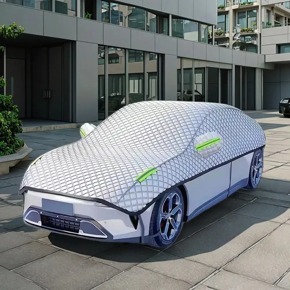 

Автомобильный чехол, уличная защита, водонепроницаемый, четыре сезона, защита лобового стекла, защита от града, снежный чехол, солнцезащитный козырек, детали морозного чехла