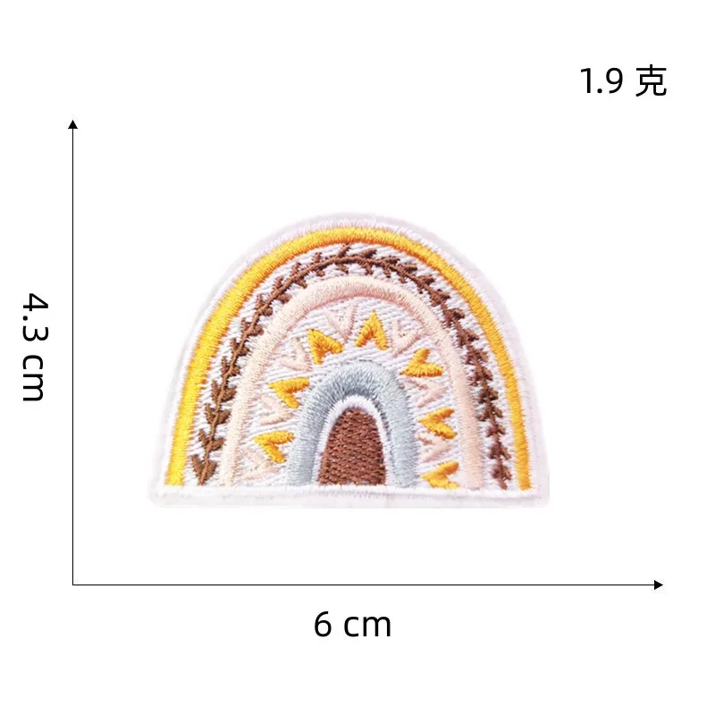 Желтые абстрактные Мультяшные Популярные вышитые логотипы аксессуары для