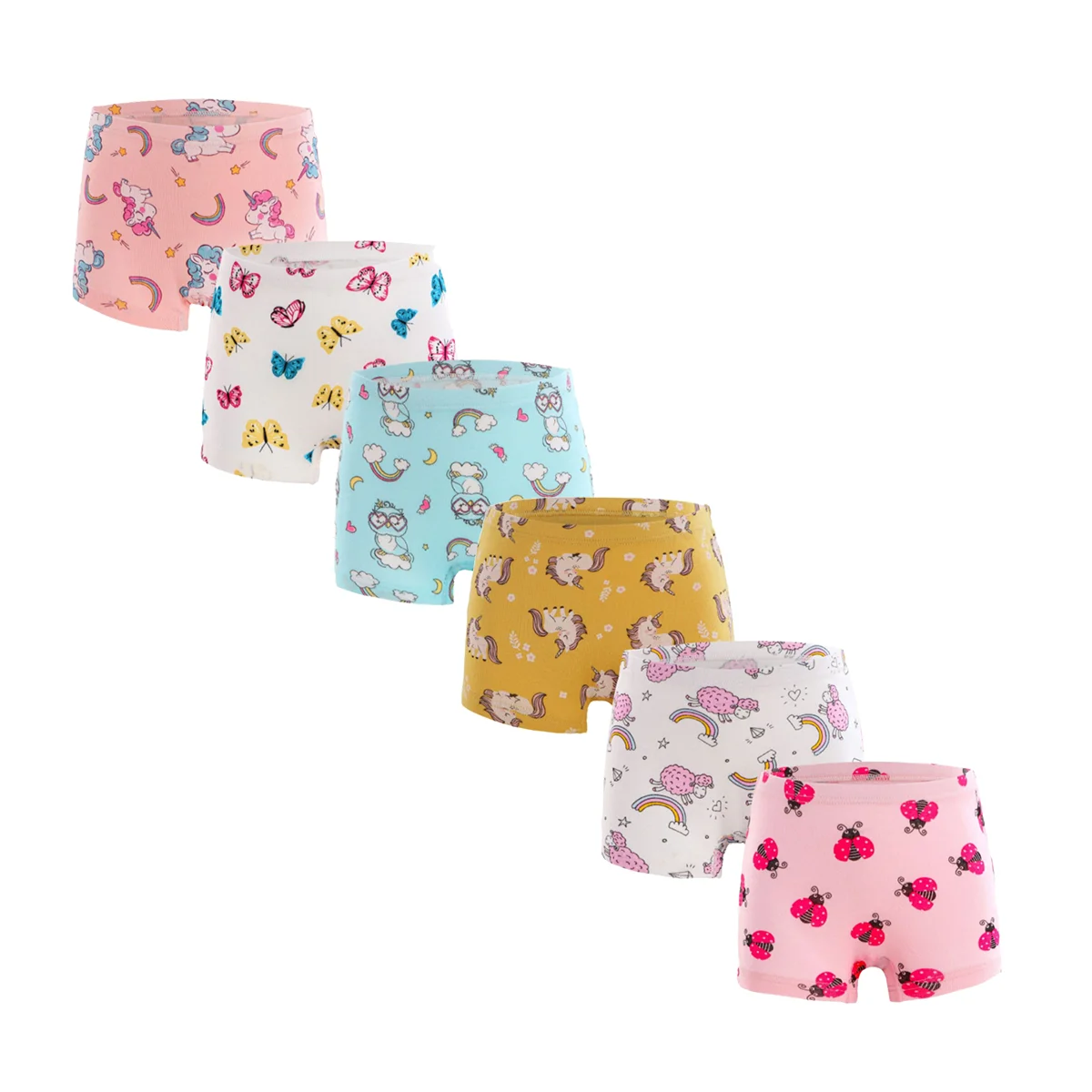 6 шт./упаковка детское хлопковое нижнее белье