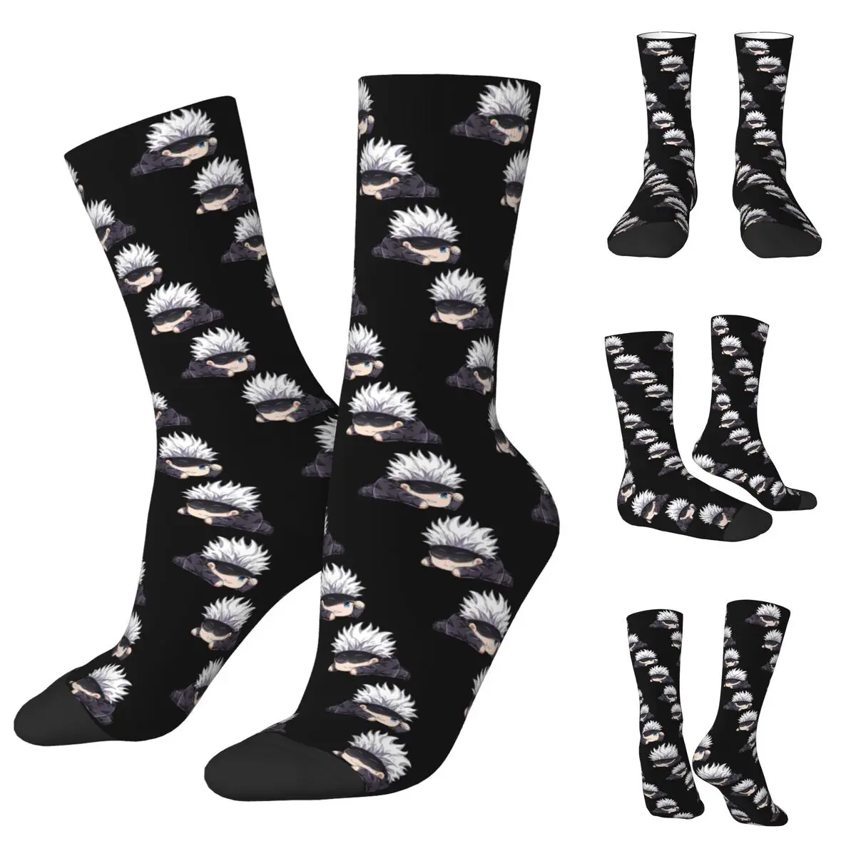 Японские носки с принтом манги годжо Сатору для мужчин и женщин милые аниме юютсу