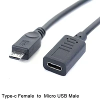 usb type c female to micro usb male otg connector cable adapter dropshipping