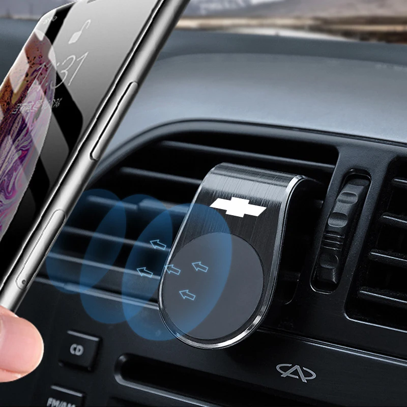 

Car Phone Holder In Car Mobile Support Magnetic Bracket Mount Stand Car Accesories for Chevrolet Spark Silverado Trailblazer Z71