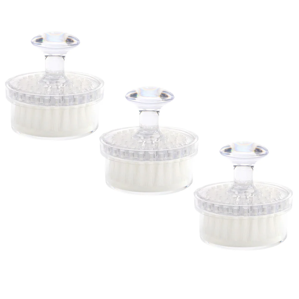 

Brush Face Cleansing Facial Manual Scrubber Wash Tool Skin Cleaning Exfoliator Exfoliating Brushes Cleanser Portable Device