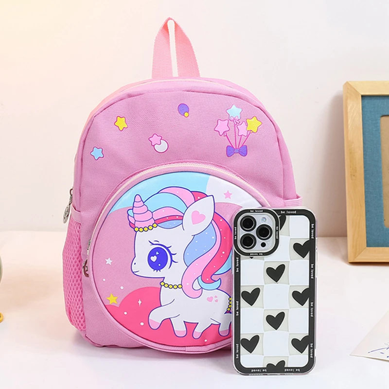 Рюкзак с 3D мультипликационными животными для детей милый Единорог малышей