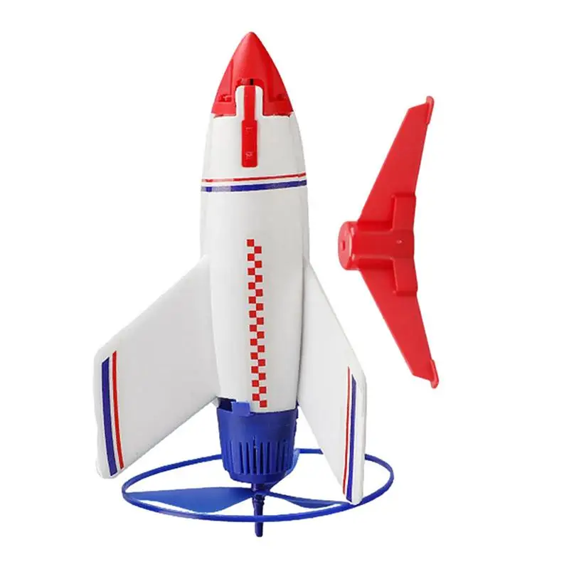 

Air Rocket Toy Kids Rocket Toy Indoors & Outdoors Sturdy Electric Space Toy Launch The Light Up Air Powered Foam Tipped Rockets