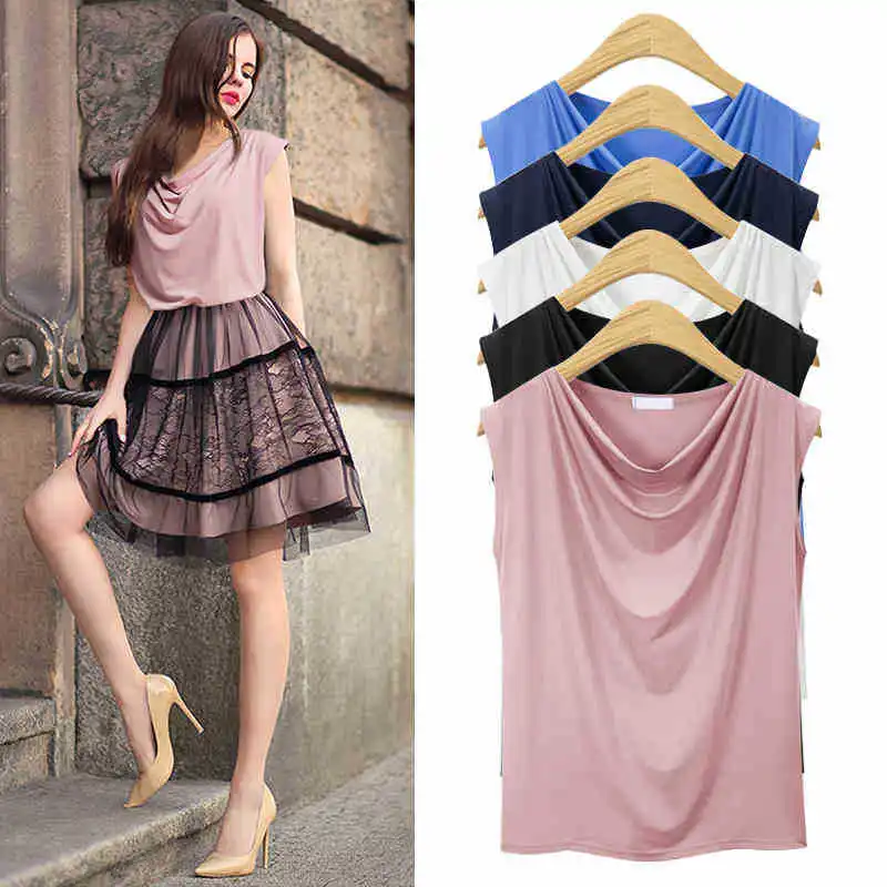 V-Neck Short Sleeve T Shirts Top Women's Summer Casual Vintage Solid Color Patchwork Clothing 2022 Pullover Y2K Fashion Tshirt
