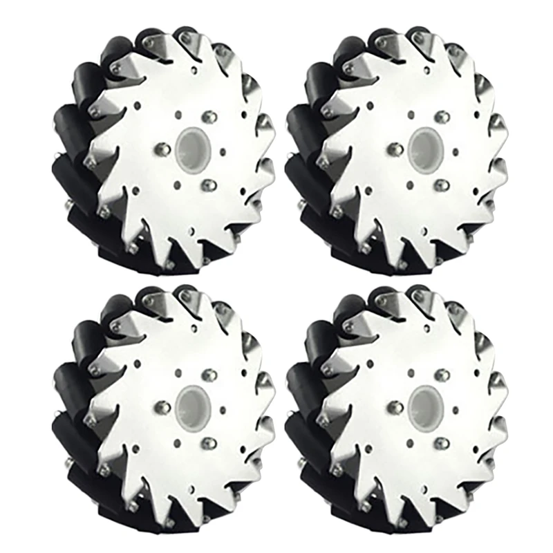 

4PCS 6 Inch 152Mm 14165 Mecanum Wheel Universal Wheel Is Suitable For Driving Applications Of Various Small Robots