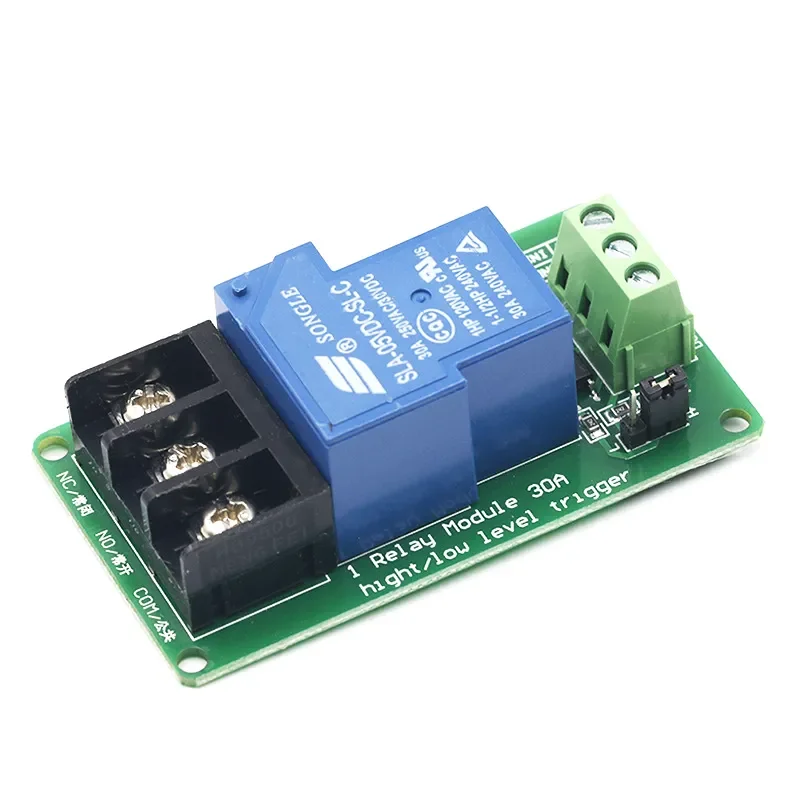 1-канальный 30 А с изоляцией оптопары поддерживает релейный модуль триггерного