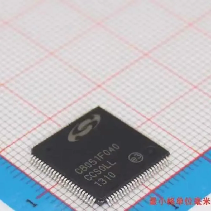 Флэш-память C8051F040-GQR IC Micro controller MCU 8 бит 64 Кб, флэш-память TQFP-100_14x14x05P 21 +