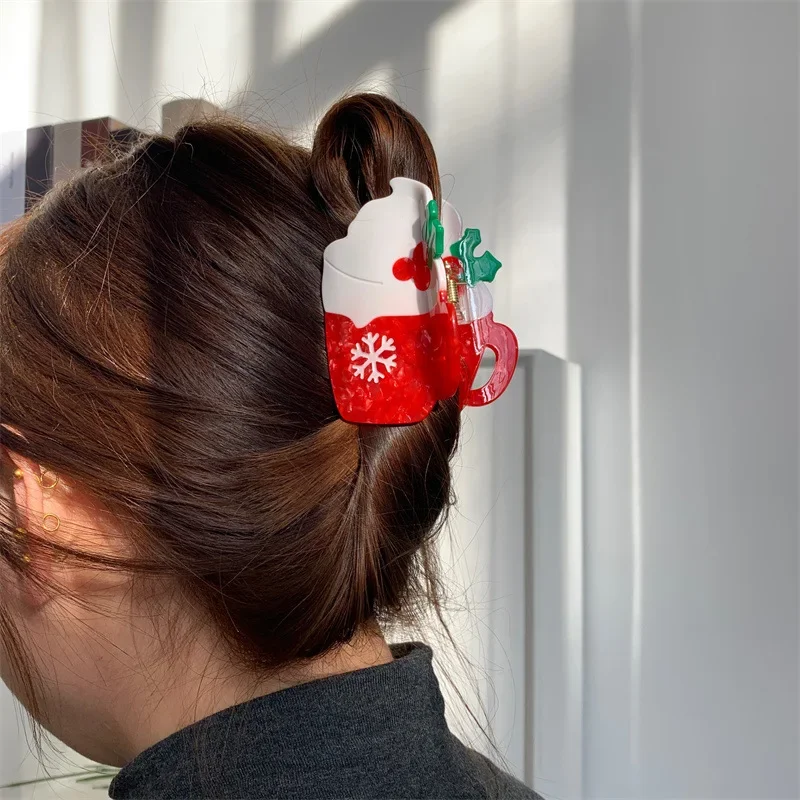 Ацетатные заколки для волос в форме акулы