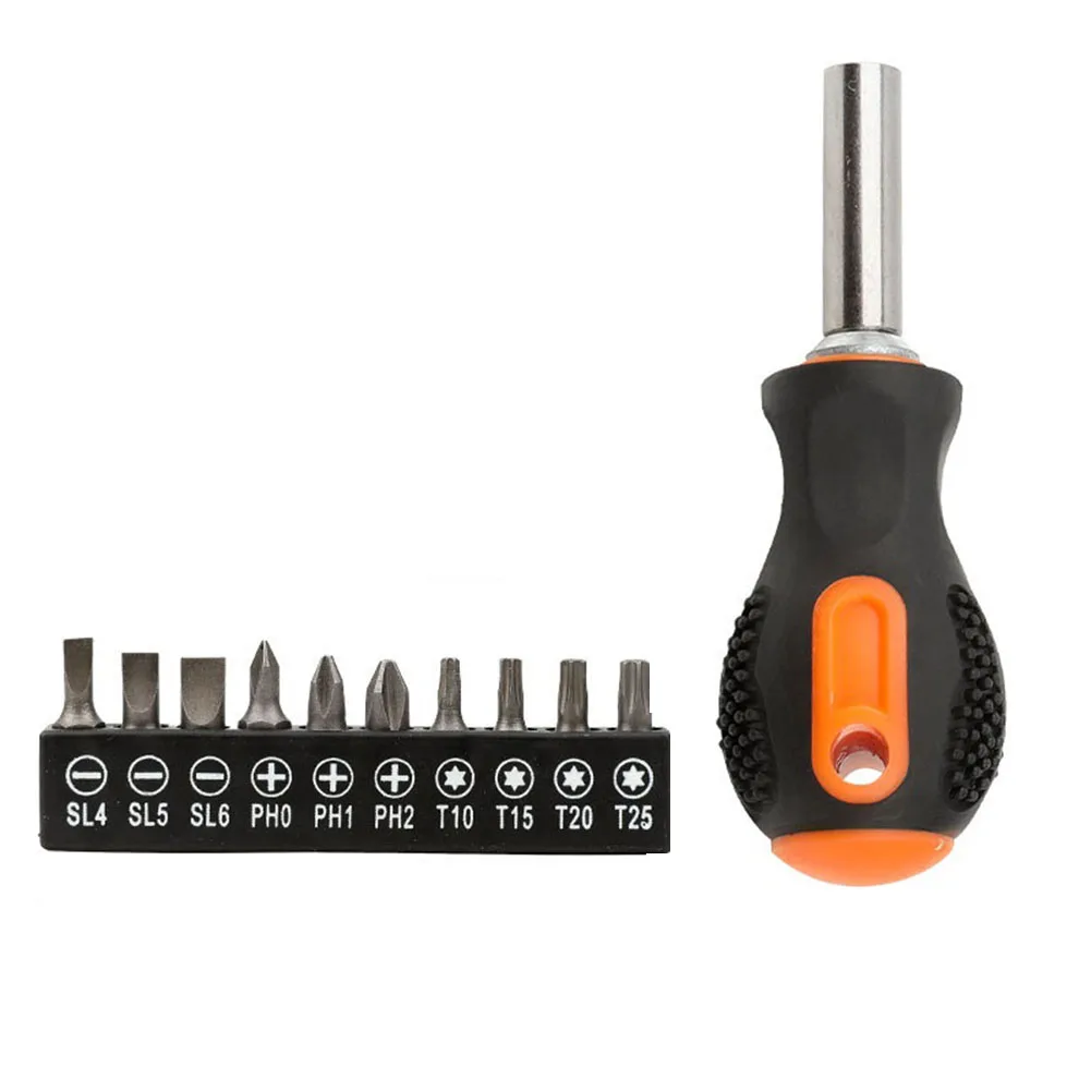 

Durable Screwdriver Handle Adapter For Electrician Magnetic Cross Repairing Manual Tools Screwdriver Bits 1/4''