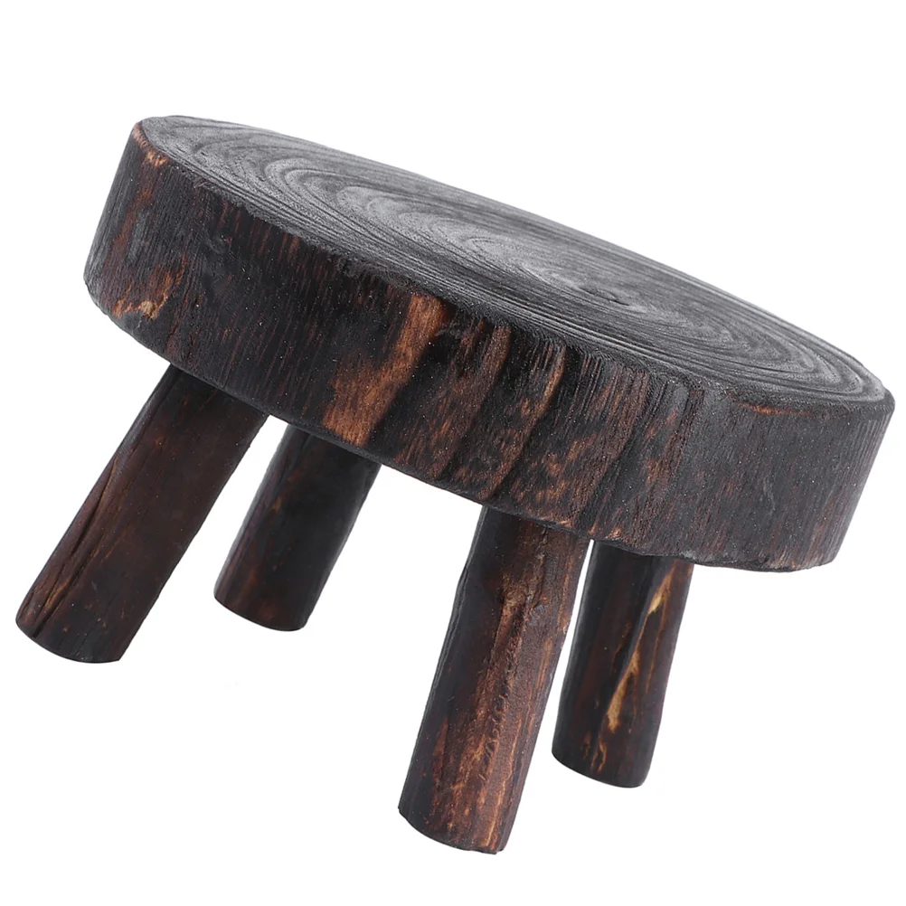 

Round Pedestal Stand Photo Prop Riser Stand Round Stool Bonsai HolderRandom Style