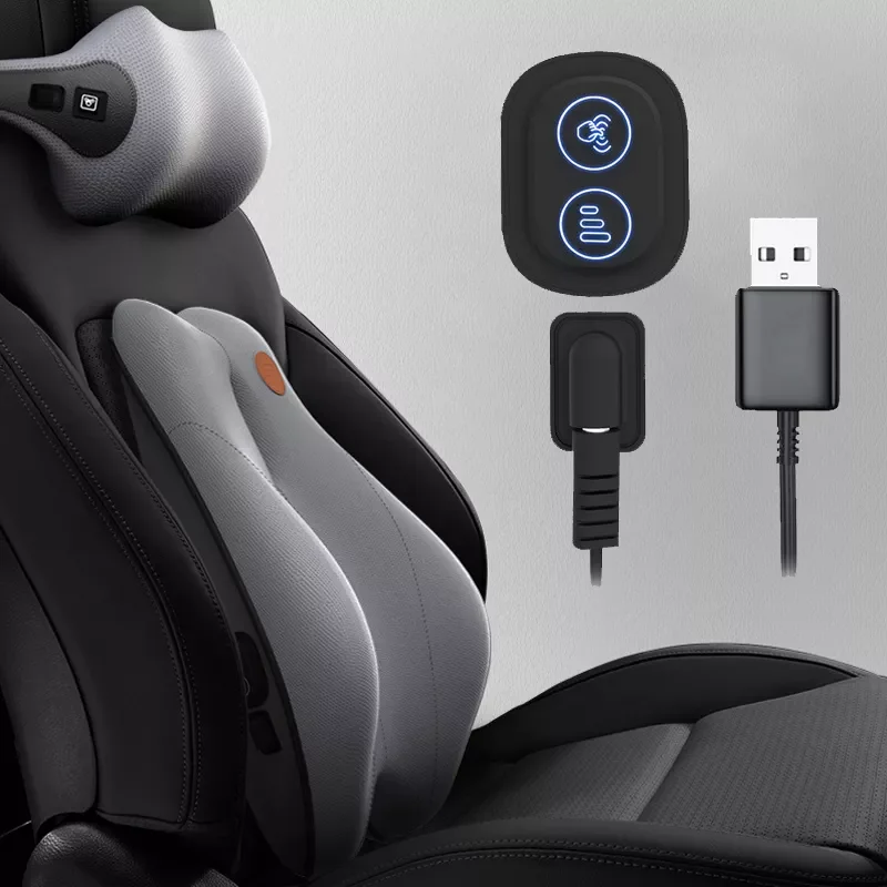 

Массажная подушка JINSERTA для поддержки шеи, автомобильное сиденье, поддержка спины, подголовник, подушка, Имитация человеческого массажа, для...