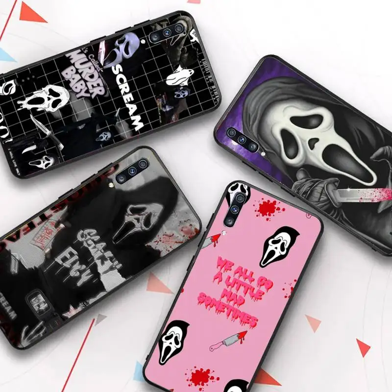 

Ghostface horror Scream art pattern Phone Case for Samsung Galaxy A 51 30s a71 Soft Silicone Cover for A21s A70 10 A30