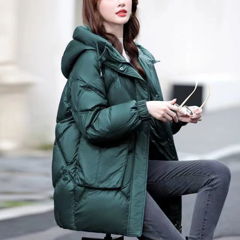 New Winter Women's Cold Coat Parkas Super Hot Coats Hooded Cotton Padded Jacket Jackets Womens Winter Clothing 2022 Fashion