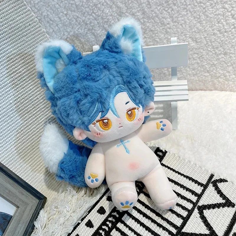

No Attribute Have Skeleton Handsome Boy Vertical Ear Fried Hair Cosplay Plush Doll Cotton Stuffed Dolls Birthday Gift 20cm