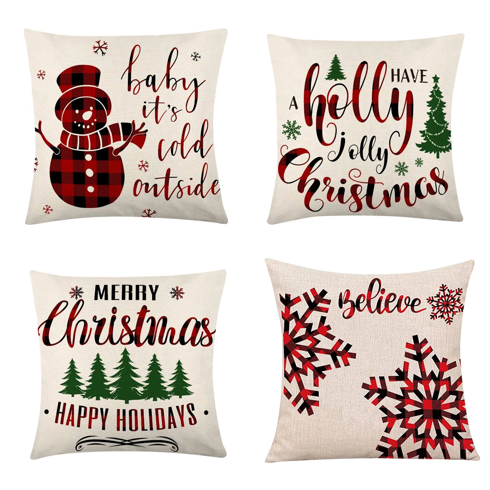 

Рождественские Модные домашние украшения, хлопчатобумажные Льняные декоративные подушки для дивана, подушки, Наволочки, декоративные рождественские украшения для комнаты
