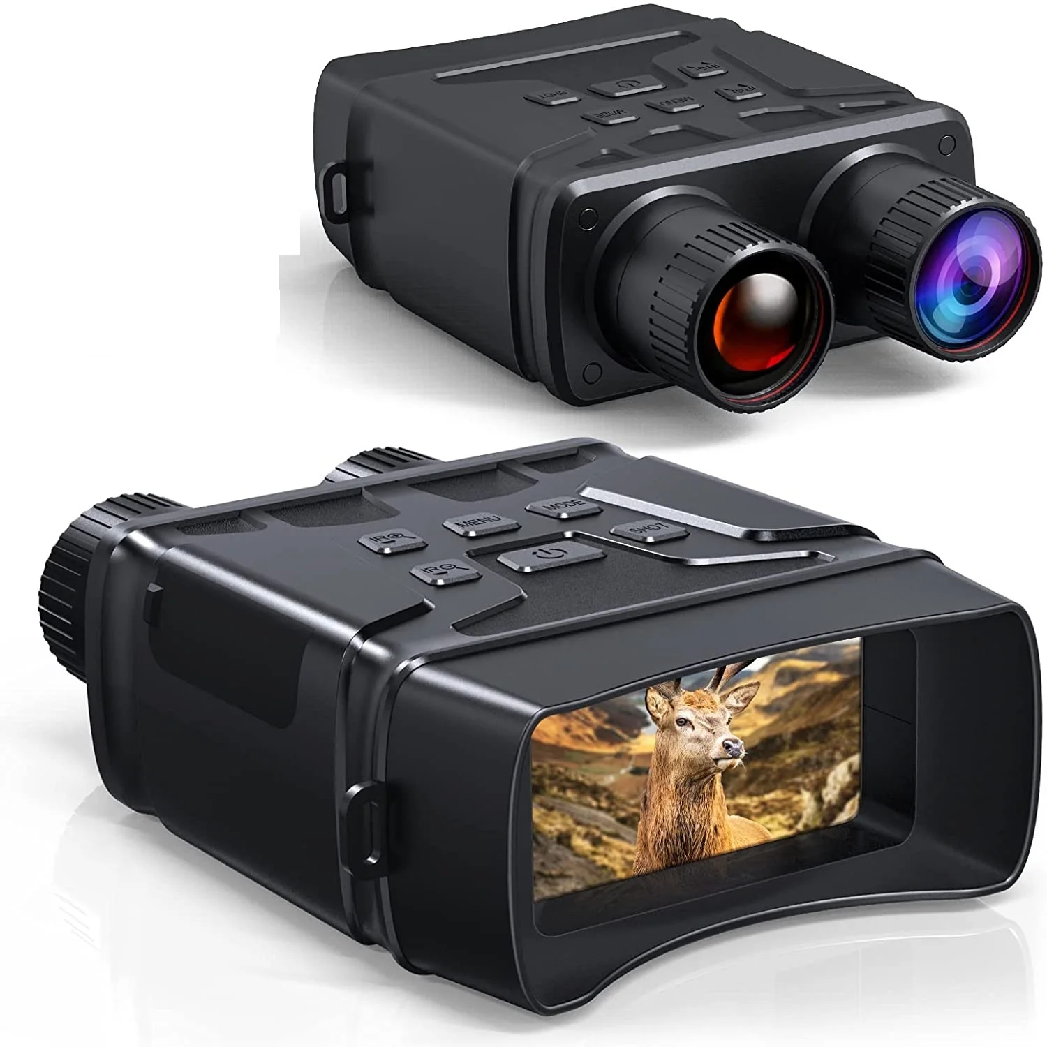 Night Digital Binoculars for Complete Darkness Infrared Digital Hunting Telescope Camp Photography Video Surveillance spy R6