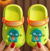 kawaii baby shoes for toddler cartoon dinasour sandals hollow style children summer breathable beach clogs infant toddler shoes