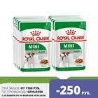 Royal Canin Mini Adult пауч для взрослых собак мелких пород (соус), 24*85 г.