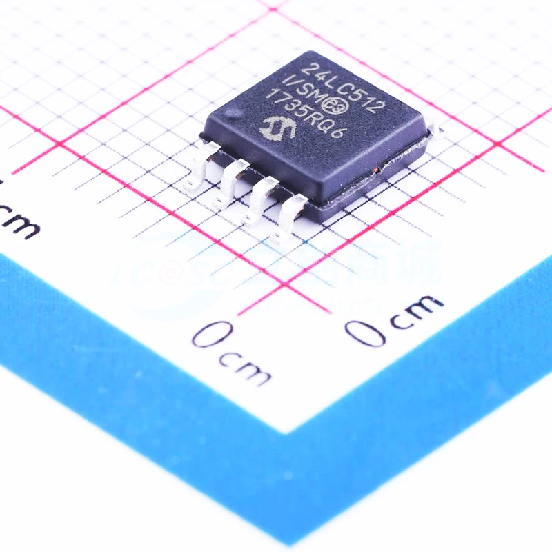 

10 шт. EEPROM память 24lc512-I/SM 24LC512I/SM широкополосный патч Sop8
