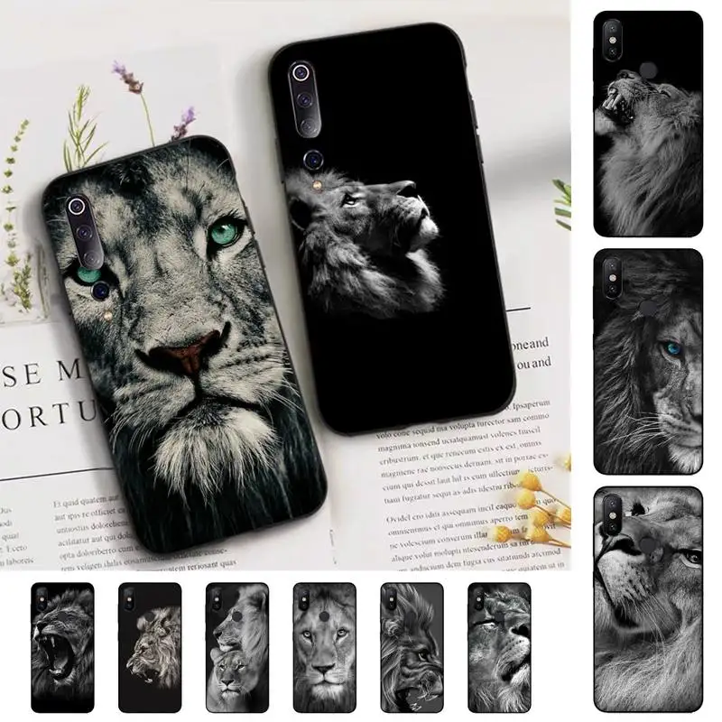 

Lions Phone Case for Xiaomi mi 5 6 8 9 10 lite pro SE Mix 2s 3 F1 Max2 3