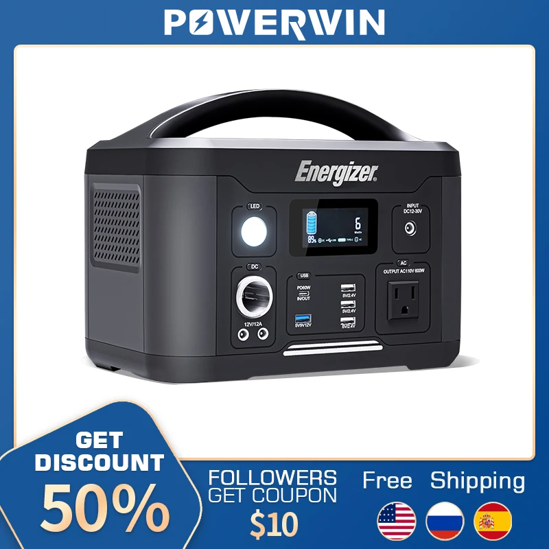 Мощный WIN PPS700 солнечный генератор 626Wh/600W энергетическая портативная