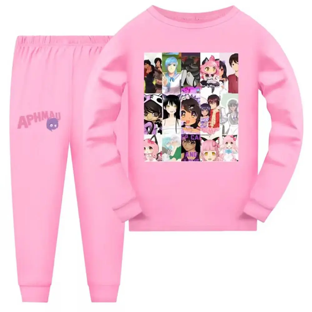 Novely APHMAU костюм Аарона Lycan детские пижамы с длинным рукавом пижамные комплекты для