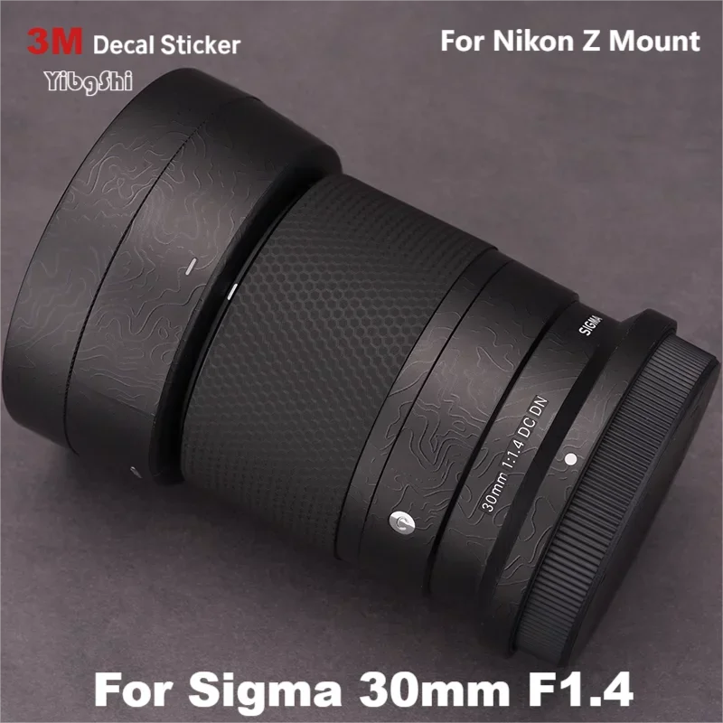Виниловая пленка для объектива камеры Sigma 30 мм F1.4 DC DN защитное покрытие Nikon Z Mount 1 4
