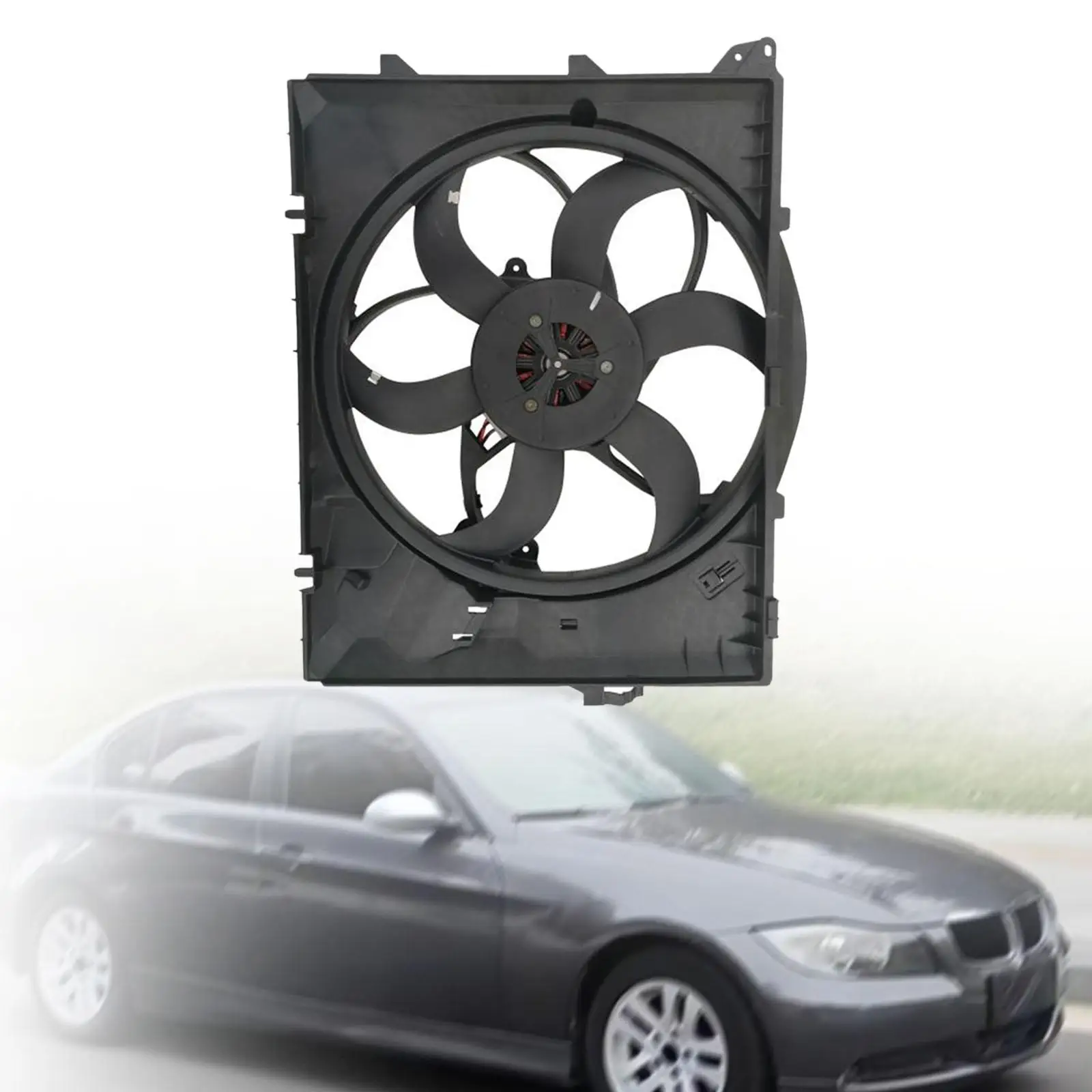 3-контактный охлаждающий вентилятор для ремонта гаража заменяет сборку BMW 330i E90 2006