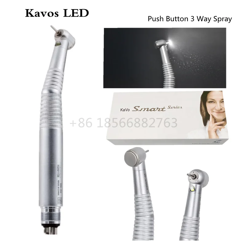 Стоматологический высокоскоростной наконечник Стандартная кнопка ручная