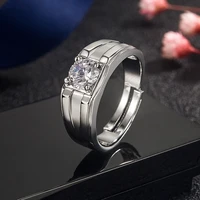 genuine 925 sterling silver white diamond ring for women fine anillos de silver 925 jewelry diamond jewelry gemstone anel men