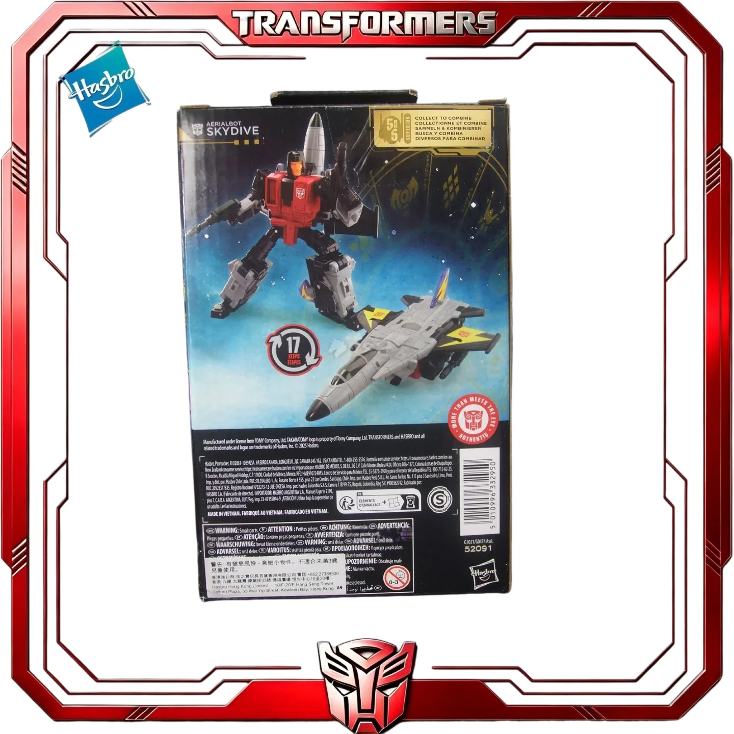 В наличии: Коллекционная фигурка Transformers Age of the Primes Deluxe Skydive Hasbro Aerialbot Superion Jet – игрушка-подарок для фанатов (art.: 3920daec48a56) - 3920daec48a56
