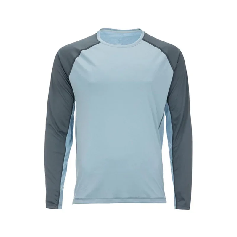 Рубашка для рыбалки летняя одежда с длинным рукавом ловли рыбы зеленая