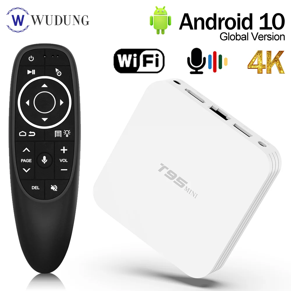 

Original T95 Mini TV Box Android10 Allwinner H313 T95mini 2G 16G AV1 3D 2.4G Wifi 4K HD Media Player Set Top Box PK X96mini