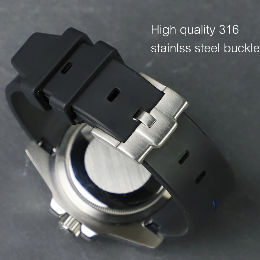 Curved 20mm 21mm(DEEPSEA) 22m Watch Strap for Rolex Strap Submariner Yacht Master GMT Watchband for Omega Seamaster 300 Longines