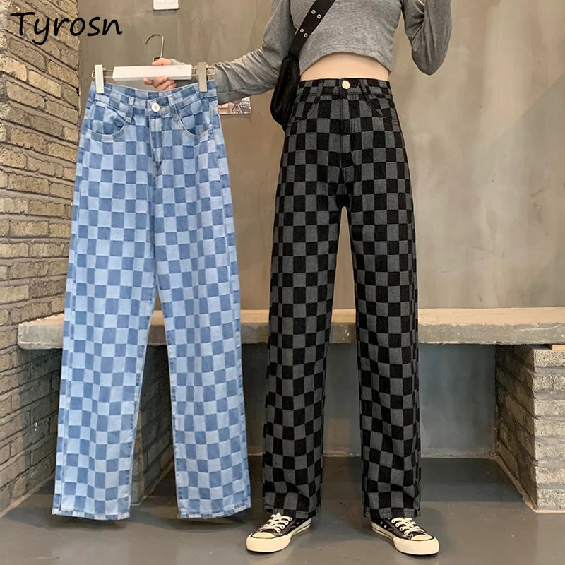 

Denim Pants Women Clothes S-3XL High Waist Wide Leg Trousers Baggy Korean Fashion Hip Hop Chic Streetwear Vintage All-match Ins