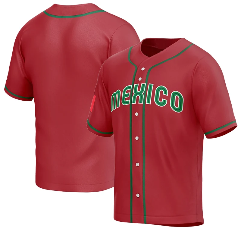 Baseball Jerseys Mexico 7 URIAS 56 AROZARENA 34 Jerseys Embroidery Sewing Outdoor Sportswear Cheap High-Quality Red 2023 World