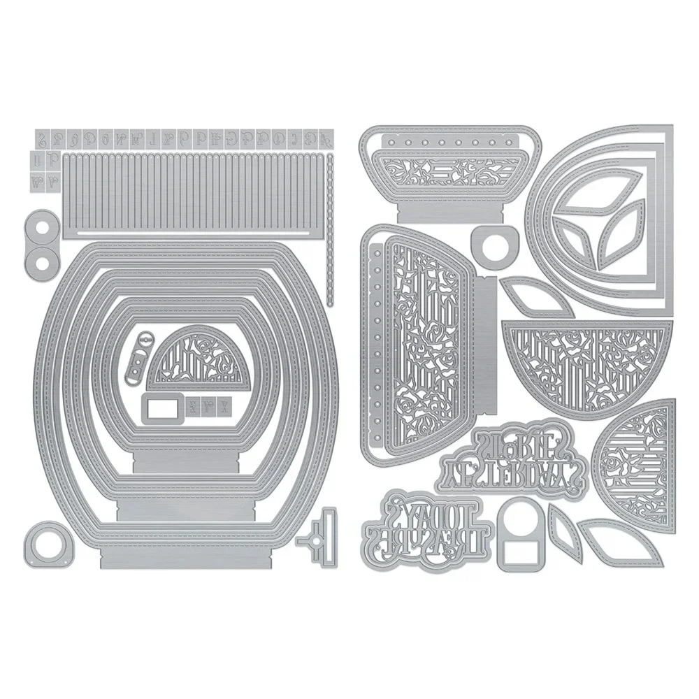 Сегодняшние Драгоценности My Memory трафарет для книг набор металлических вырубных