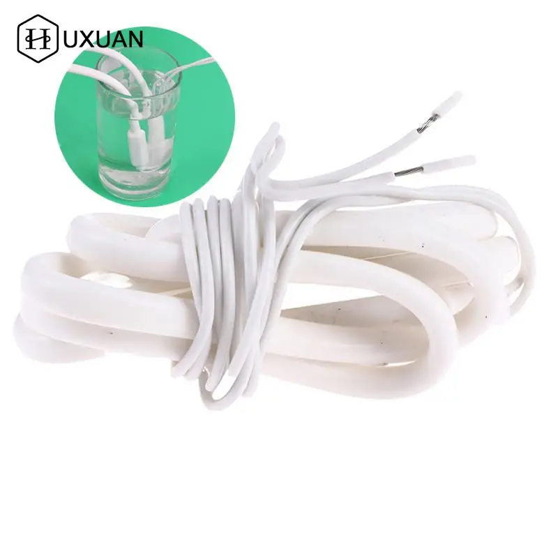 

1 Meter 220-230V 70 Celsius 40W Waterproof Silicone Insulated Heater Wire Unfreezer For Drain-pipe Electrical Wires