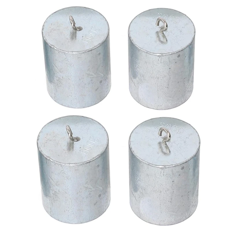Alibration Weights 200 G Chromeplated Steel 4 Pcs. Double Hook Accuracy Of ±2% In Scale Testing Class