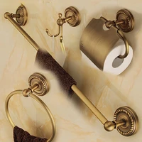 Free Shipping,solid Brass Bathroom Accessories Set,Robe Hook,Paper Holder,Towel Bar,Soap Basket,bathroom Sets,YT-12200-A