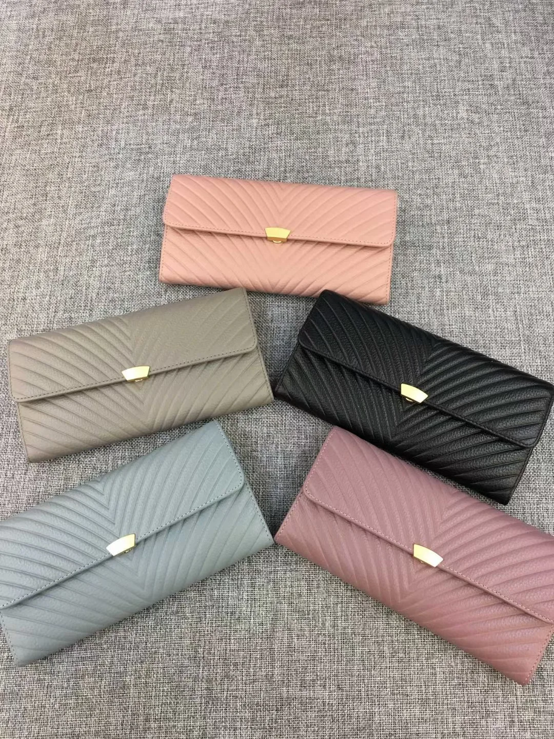 Женские Длинные кошельки из натуральной воловьей кожи роскошный брендовый