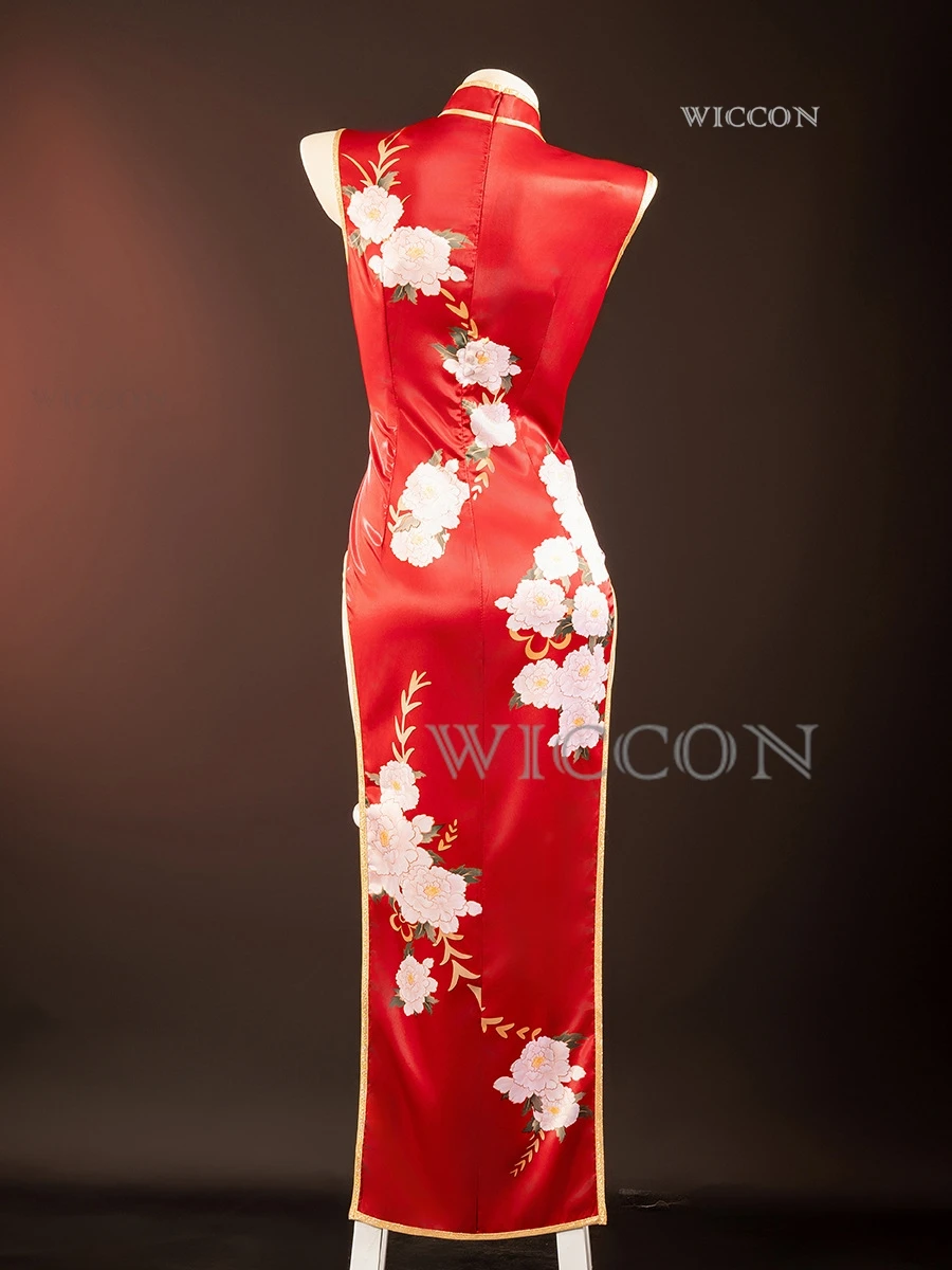 Аниме CC Cheongsam карнавальный костюм на Хэллоуин китайский стиль одежда для боевых