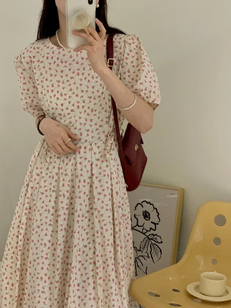 Женское винтажное плиссированное платье повседневное Элегантное Длинное